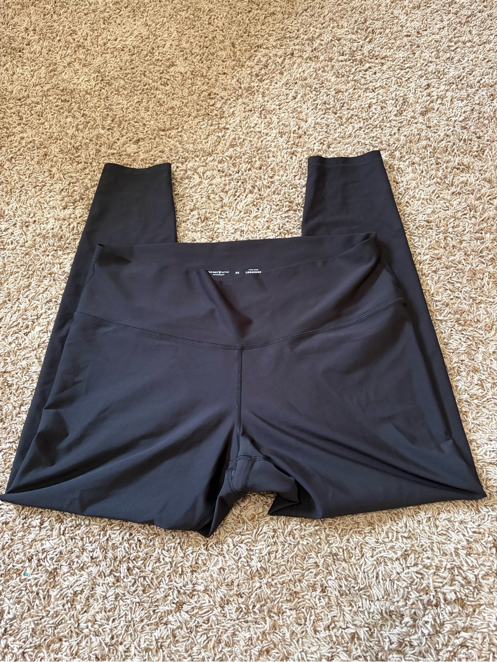 Old Navy Powersoft High Rise Leggings women’s size 2X in black
